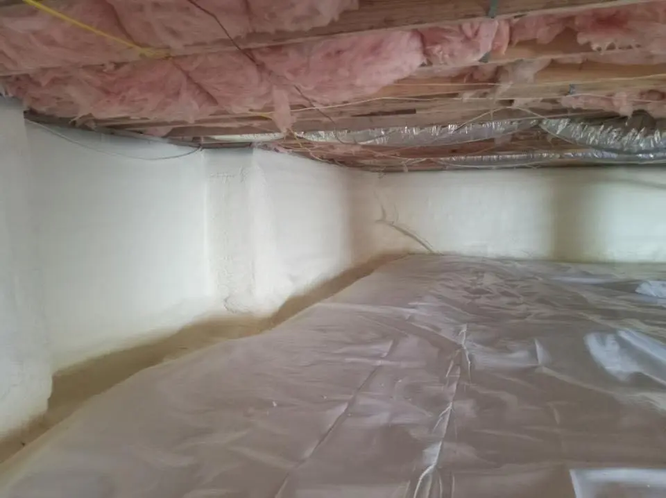 Crawl space encapsulation with closed-cell spray foam for Spray Foam Roofing Repair in Renton